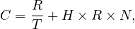 C = R-+ H × R × N,
    T
